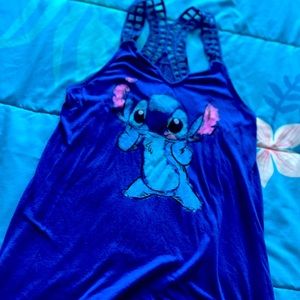 Disney Lilo And Stitch Tank Top Size XS women’s blue